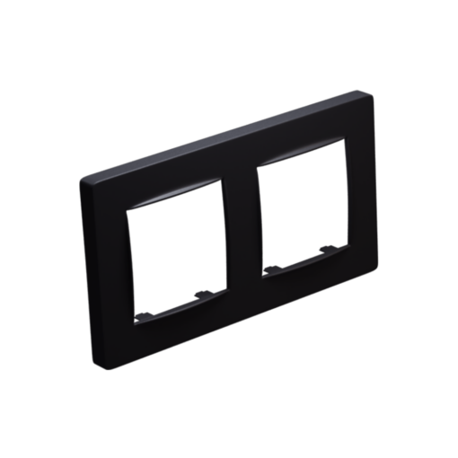 PRIME CLASSIC ΠΛΑΙΣΙΟ 2 ΘΕΣΕΩΝ IP20 ΜΑΤ ΑΝΘΡΑΚΙ ACA – 1000120105
