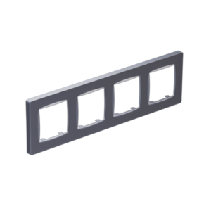 PRIME CLASSIC ΠΛΑΙΣΙΟ 4 ΘΕΣΕΩΝ IP20 ΜΑΤ ΑΛΟΥΜΙΝΙΟ ACA – 1000120303