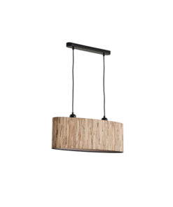 ΦΩΤΙΣΤΙΚΟ ΚΡΕΜΑΣΤΟ PAMPAS 2ΦΩΤΟ 2XE27 Max 15W Φ580X1290mm ΜΠΕΖ ARTE ILLUMINA AENON EUROLAMP – 144-31030