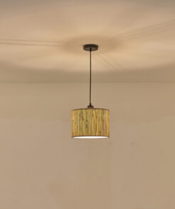 ΦΩΤΙΣΤΙΚΟ ΚΡΕΜΑΣΤΟ PAMPAS ΜΟΝΟΦΩΤΟ 1XE27 Max 15W Φ250X1260mm ΜΠΕΖ ARTE ILLUMINA AENON EUROLAMP – 144-31031