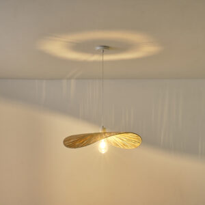 ΦΩΤΙΣΤΙΚΟ ΚΡΕΜΑΣΤΟ BAMBOO ΜΟΝΟΦΩΤΟ 1XE27 Max 15W Φ550X1360mm ΜΠΕΖ ARTE ILLUMINA OASIS EUROLAMP – 144-33094