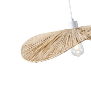 ΦΩΤΙΣΤΙΚΟ ΚΡΕΜΑΣΤΟ BAMBOO ΜΟΝΟΦΩΤΟ 1XE27 Max 15W Φ550X1360mm ΜΠΕΖ ARTE ILLUMINA OASIS EUROLAMP – 144-33094