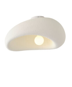 ΠΛΑΦΟΝΙΕΡΑ ΠΟΛΥΣΤΕΡΙΝΗ 1XE27 MAX 15W Φ50cm ΛΕΥΚΗ ARTE ILLUMINA TERAL EUROLAMP – 144-50033