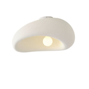 ΠΛΑΦΟΝΙΕΡΑ ΠΟΛΥΣΤΕΡΙΝΗ 1XE27 MAX 15W Φ50cm ΛΕΥΚΗ ARTE ILLUMINA TERAL EUROLAMP – 144-50033