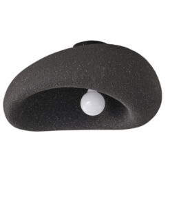 ΠΛΑΦΟΝΙΕΡΑ ΠΟΛΥΣΤΕΡΙΝΗ 1XE27 MAX 15W Φ50cm ΜΑΥΡΗ ARTE ILLUMINA TERAL EUROLAMP – 144-50034