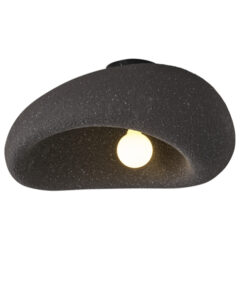 ΠΛΑΦΟΝΙΕΡΑ ΠΟΛΥΣΤΕΡΙΝΗ 1XE27 MAX 15W Φ50cm ΜΑΥΡΗ ARTE ILLUMINA TERAL EUROLAMP – 144-50034