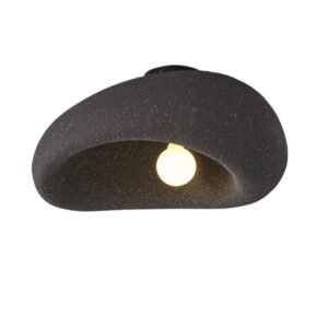 ΠΛΑΦΟΝΙΕΡΑ ΠΟΛΥΣΤΕΡΙΝΗ 1XE27 MAX 15W Φ50cm ΜΑΥΡΗ ARTE ILLUMINA TERAL EUROLAMP – 144-50034