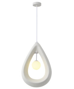 ΦΩΤΙΣΤΙΚΟ ΚΡΕΜΑΣΤΟ ΠΟΛΥΣΤΕΡΙΝΗ ΜΟΝΟΦΩΤΟ 1XG9 MAX 7W 330X200mm ΛΕΥΚΟ ARTE ILLUMINA DROPA EUROLAMP – 144-50038