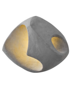 ΑΠΛΙΚΑ ΤΟΙΧΟΥ ΠΟΛΥΣΤΕΡΙΝΗΣ LED 5W 600Lm 3000K 360X210mm ΓΚΡΙ ARTE ILLUMINA RAYON EUROLAMP – 144-50051