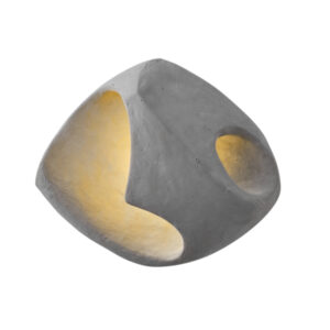 ΑΠΛΙΚΑ ΤΟΙΧΟΥ ΠΟΛΥΣΤΕΡΙΝΗΣ LED 5W 600Lm 3000K 360X210mm ΓΚΡΙ ARTE ILLUMINA RAYON EUROLAMP – 144-50051