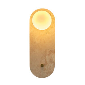 ΑΠΛΙΚΑ ΤΟΙΧΟΥ ΤΡΑΒΕΡΤΙΝΑ-ΓΥΑΛΙ 1XG9 MAX 7W 140X120X380mm ARTE ILLUMINA LITO EUROLAMP – 144-50061