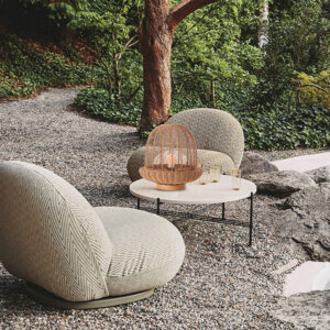 ΠΟΡΤΑΤΙΦ E27 ΒΑΣΗ ΞΥΛΟ&RATTAN Φ29X30 ΜΠΕΖ ARTE ILLUMINA EUROLAMP – 144-78002