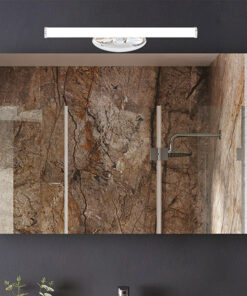 ΦΩΤΙΣΤΙΚΟ ΜΠΑΝΙΟΥ ΠΛΑΣΤΙΚΟ LED 6W 480Lm 4000Κ 400X130X60mm ΑΣΗΜΙ ARTE ILLUMINA NERO EUROLAMP – 144-80502