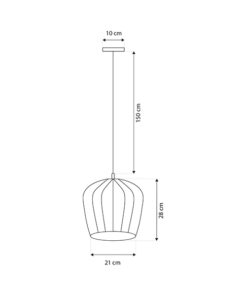 ΦΩΤΙΣΤΙΚΟ ΣΠΙΡΑΛ Φ360 ΜΑΥΡΟ ARTE ILLUMINA NAXOS EUROLAMP – 153-56321