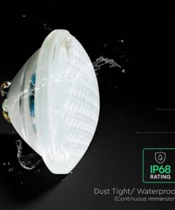 V-TAC 217562 LED Λάμπα Πισίνας PAR56 12W 1260lm V-TAC Πολύχρωμη RGB με Τηλεχειρστήριο IP68 12V