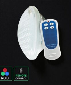 V-TAC 217562 LED Λάμπα Πισίνας PAR56 12W 1260lm V-TAC Πολύχρωμη RGB με Τηλεχειρστήριο IP68 12V