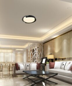 V-TAC 24185VT LED Πλαφονίερα Οροφής Στρογγυλή Φ500 48W 5760lm Dimmable CCT με Τηλεχειριστήριο σε Μαύρο + Γκρι