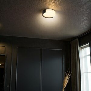 V-TAC 24188 LED Πλαφονίερα Οροφής Στρογγυλή Φ450 48W 5760lm Dimmable CCT με Τηλεχειριστήριο & Bluetooth Μαύρη