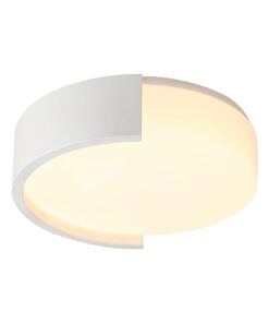 V-TAC 24189VT LED Πλαφονίερα Οροφής Λευκή Στρογγυλή Φ450 48W 5760lm Dimmable CCT με Τηλεχειριστήριο