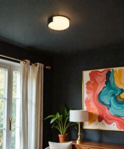 V-TAC 24191VT LED Πλαφονίερα Οροφής Μαύρη Στρογγυλή Φ550 63W 7200lm Dimmable CCT με Τηλεχειριστήριο