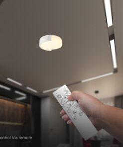 V-TAC 24192VT LED Πλαφονίερα Οροφής Λευκή Στρογγυλή Φ550 63W 7200lm Dimmable CCT με Τηλεχειριστήριο