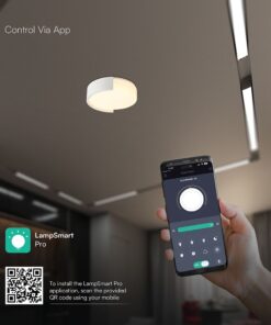 V-TAC 24192VT LED Πλαφονίερα Οροφής Λευκή Στρογγυλή Φ550 63W 7200lm Dimmable CCT με Τηλεχειριστήριο