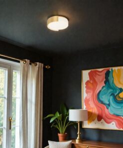 V-TAC 24193VT LED Πλαφονίερα Οροφής Χρυσή Στρογγυλή Φ550 63W 7200lm Dimmable CCT με Τηλεχειριστήριο