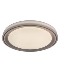 V-TAC 24194VT LED Πλαφονίερα Οροφής Καφέ Στρογγυλή Φ500 30W/60W 6000lm Dimmable CCT με Τηλεχειριστήριο