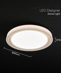 V-TAC 24195 LED Designer Domelight 30W/60W/30W Remote Contron 3in1 Dimmable Golden Cover