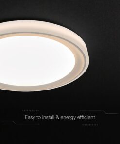 V-TAC 24195 LED Designer Domelight 30W/60W/30W Remote Contron 3in1 Dimmable Golden Cover