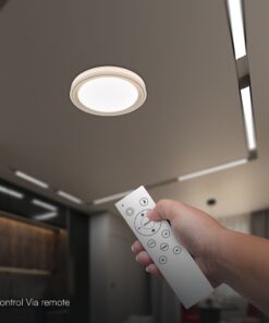 V-TAC 24195 LED Designer Domelight 30W/60W/30W Remote Contron 3in1 Dimmable Golden Cover