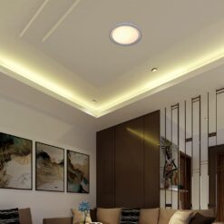 V-TAC 24197 LED Designer Domelight 30W/60W/30W Remote Contron 3in1 Dimmable Black Cover