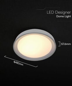 V-TAC 24197 LED Designer Domelight 30W/60W/30W Remote Contron 3in1 Dimmable Black Cover