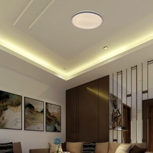 V-TAC 24199 LED Designer Domelight 30W/60W/30W Remote Contron 3in1 Dimmable Grey Cover