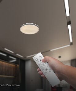 V-TAC 24199 LED Designer Domelight 30W/60W/30W Remote Contron 3in1 Dimmable Grey Cover