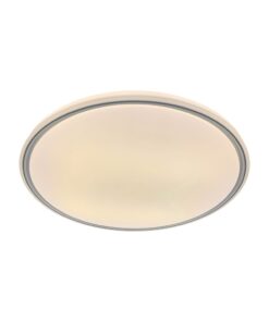 V-TAC 24204 LED Πλαφονίερα Οροφής Στρογγυλή Φ500 30W/60W 6000lm Dimmable CCT με Τηλεχειριστήριο Γκρι