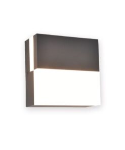 DOMINO Wall Dark Grey 3000K Architectural Modern Moveable Head Lutec – 1-T5116202118