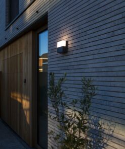 DOMINO Wall Dark Grey 3000K Architectural Modern Moveable Head Lutec – 1-T5116202118