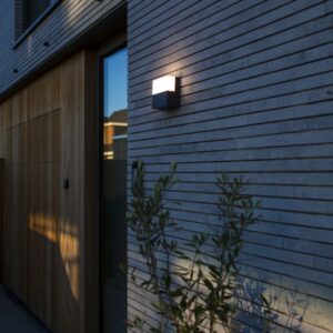 DOMINO Wall Dark Grey 3000K Architectural Modern Moveable Head Lutec – 1-T5116202118