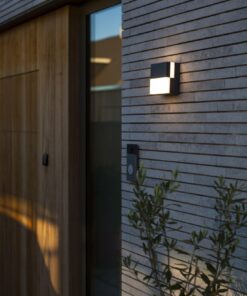 DOMINO Wall Dark Grey 3000K Architectural Modern Moveable Head Lutec – 1-T5116202118