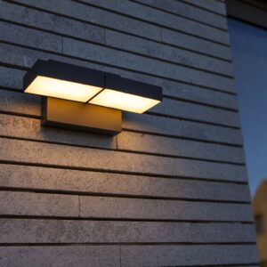 TWISTO Wall Dark Grey 3000K-4000K Architectural Modern Moveable Head Lutec – 1-T5116303118