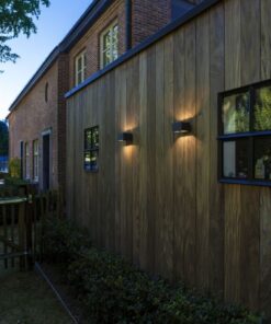 GEMINI Wall PIR Dark Grey 3000K (Warm White) Architectural Modern Moveable Head Lutec – 1-T5117101118