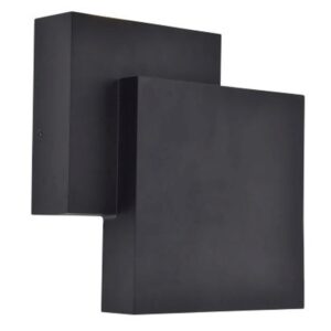 RIALTO Wall Up & Down Matt Black 3000K (Warm White) Architectural Modern Directed Light Lutec – 1-T5287901012