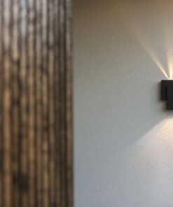 RIALTO Wall Up & Down Matt Black 3000K (Warm White) Architectural Modern Directed Light Lutec – 1-T5287901012