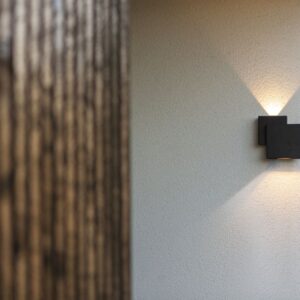 RIALTO Wall Up & Down Matt Black 3000K (Warm White) Architectural Modern Directed Light Lutec – 1-T5287901012