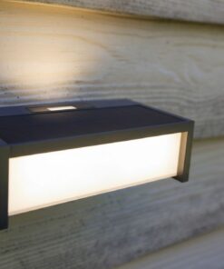 TELIS Wall PIR Dark Grey 3000K Solar Moveable panel PIR Sensor Lutec – 1-T6929701335