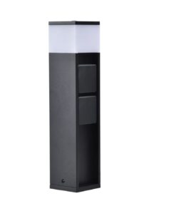 MAINS (not connected) Wall Dark Grey 3000K (Warm White) Architectural Modern Moveable Head Lutec – 1-T7202203012