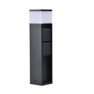 MAINS (not connected) Wall Dark Grey 3000K (Warm White) Architectural Modern Moveable Head Lutec – 1-T7202203012