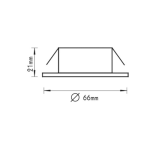 ΣΠΟΤ ΧΩΝΕΥΤΟ ΧΡΥΣΟ XFP 12V 20W ACA – AC.045XFPG