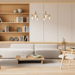 OASIS-ΦΩΤΙΣΤΙΚΟ ΚΡΕΜΑΣΤΟ ΕΞΑΦΩΤΟ ΑΜΜΩΔΕΣ ΛΕΥΚΟ ΑΛΟΥΜΙΝΙΟΥ LED COB 43W CCT 2150LM IP20 606X606X1500MM ACA – CN6P43PGWCCT